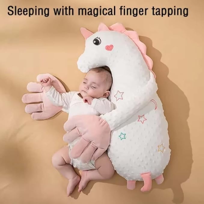 Baby Soothers Toys, Cute Animal Plush Stuffed Doll Toy for Girls Boys, Portable Dinosaur Unicorn Figure Soothing Dolls for Home and Travel (D #)