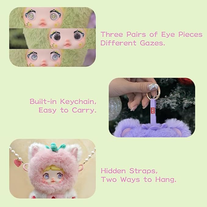 Nommi V3 Interesting Fruits Series Plush Blind Box 6PCs (Set of 6 No Repeat) Cute Figures Collectible Toys Birthday Gifts