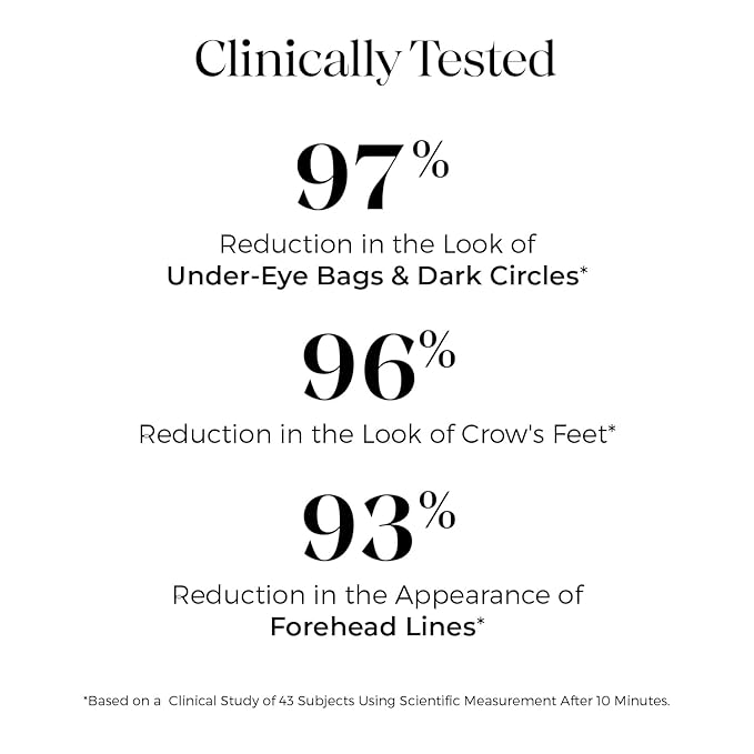 Instant Eye Tightener Cream - Reduces Under Eye Puffiness, Bags, Dark Circles. Lift Technology to Tighten & Firm Sagging Skin Around Eyes. Smooths Away Crow’s Feet, Fine Lines & Wrinkles.