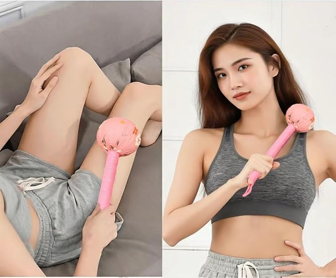 Body Massage Hammer, Manual Back Massager Tool for Body Relief | This Mugwort Massage Hammer Eases Back, Neck & Shoulder Muscle Tension, Perfect for Daily Relaxation at Home and Office