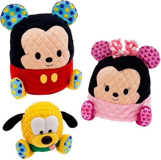 Disney Store Mickey Mouse & Friends Nesting Plush Set - Multi-Functional Toy for Tactile Learning & Play - Perfect for Kids Enthusiasts