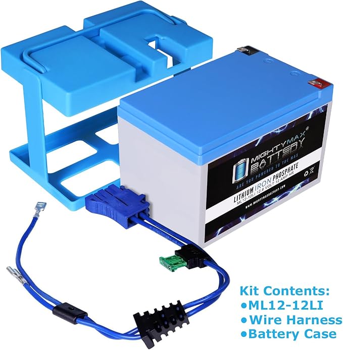 Mighty Max Battery 12V 12AH Lithium F2 Replacement Battery Compatible with Little Tikes H2 Toy Car