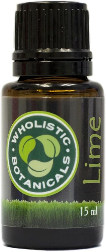 Lime Essential Oil — Massage Oil and Fragrance Oil — Immune Support, Antioxidants for Healthy Aging — 15 ml