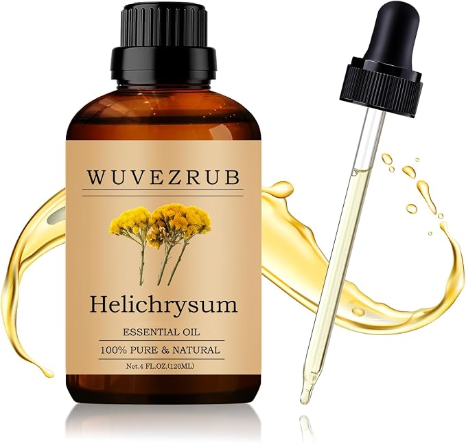 Helichrysum Essential Oil 120ML - 100% Pure and Natural Oils for Aromatherapy Diffuser - 4 Fl Oz/Helichrysum