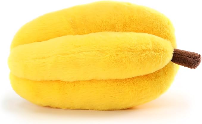 RECUR Carambola Fruit Stuffed Animals Toy,Soft Fruit Plush,Cute Plushie 7 Inches,Adorable Gift for All Ages