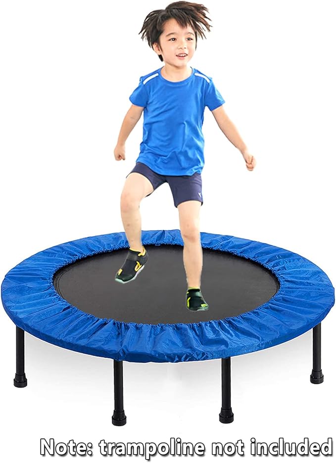 Mini Trampoline Spring Cover 36 Inch Small Trampoline Safety Pad for 6 Holes Round Trampoline Tear-Resistant Oxford Cloth Anti-Vibration Easy to Install Replacement, Multiple Color Options