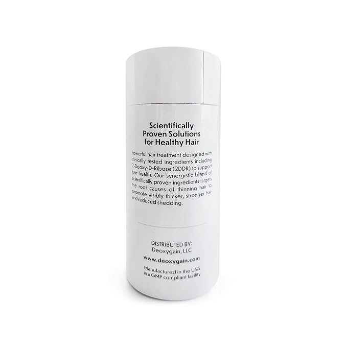 Topical Hair Treatment by Deoxygain - Advanced Hair Growth Formula with 2DDR to Stimulate Follicles, Block DHT & Support Hair Regrowth - 2oz Bottle