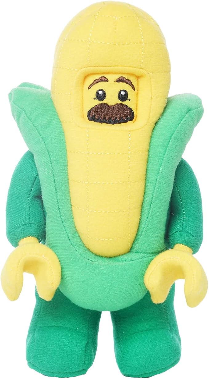 Lego Minifigure Corn Cob Guy 9.5" Plush Character