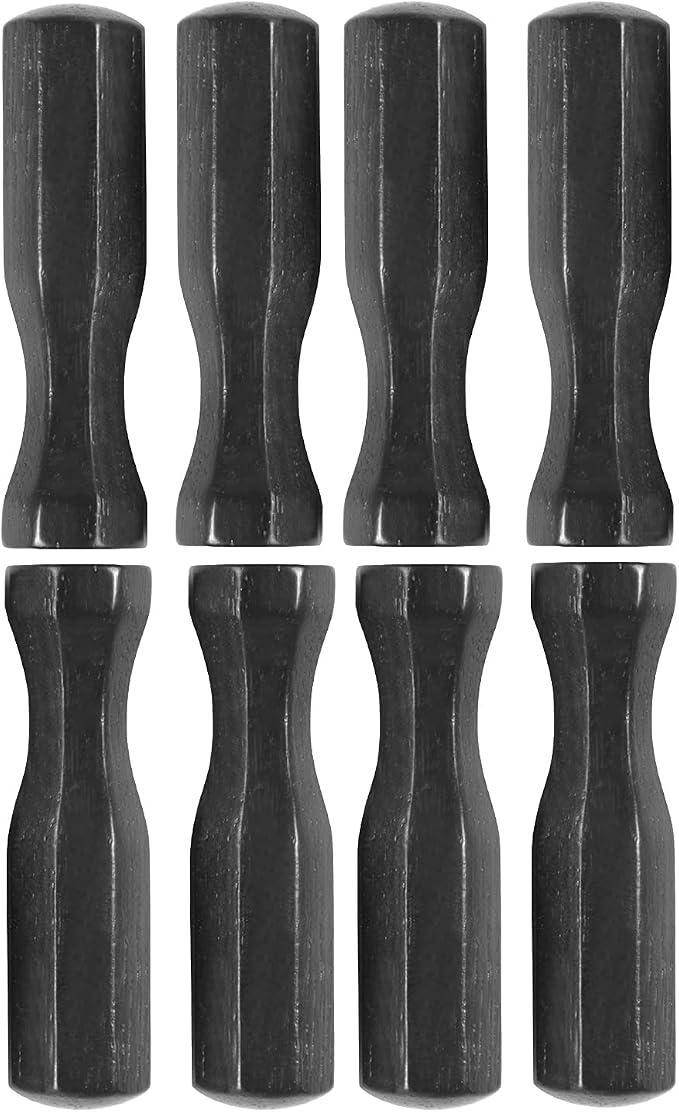 Soccer Table Handles, 5/8 inch Wooden Foosball Handle Grip, 8 Pack