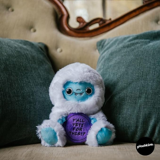 Yeti Plushie - Ya'll Yeti for This!? Sassy Yeti Plush, Gift for Animal Lovers, Cute Plush Toy for Gifting