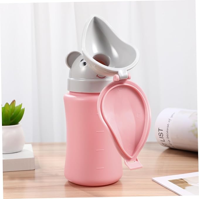 Potty Urinal Emergency Toilet Portable Elephant Pee Cup for Potty Training for Baby Child Girl for Toddlers and Camping Car Travel