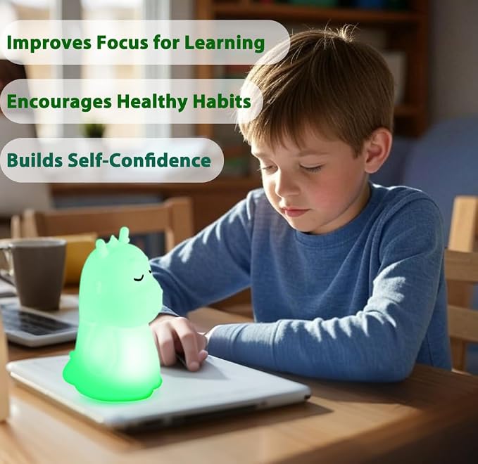 Breathing Loong Guided Visual Breathing Light for Mindfulness Relief | Relaxation Tool | Focus Meditation Device & Calming Night Light | Ideal for All Ages, Home & School Use (Loong)