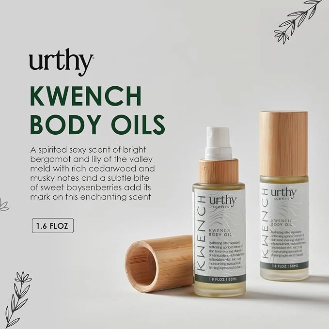 Body Oil, Organic Avocado and Sunflower Oil, Body Oil for Sensitive Skin, Hydrating and Moisturizing Botanical Blend Oil, Body Massage Oil for Radiant and Healthy Glow (1.6 Fl Oz, Native Ink)