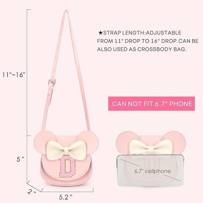 mibasies Toddler Purse Gifts for Girls: 3 Year Old Girl Gifts, Mouse Toys Purse Set