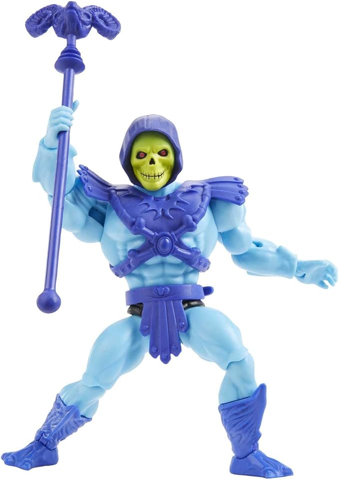 Masters of the Universe Origins Skeletor Action Figure, Battle Character for Storytelling Play and Display, Gift for 6 to 10 Year Olds and Adult Collectors