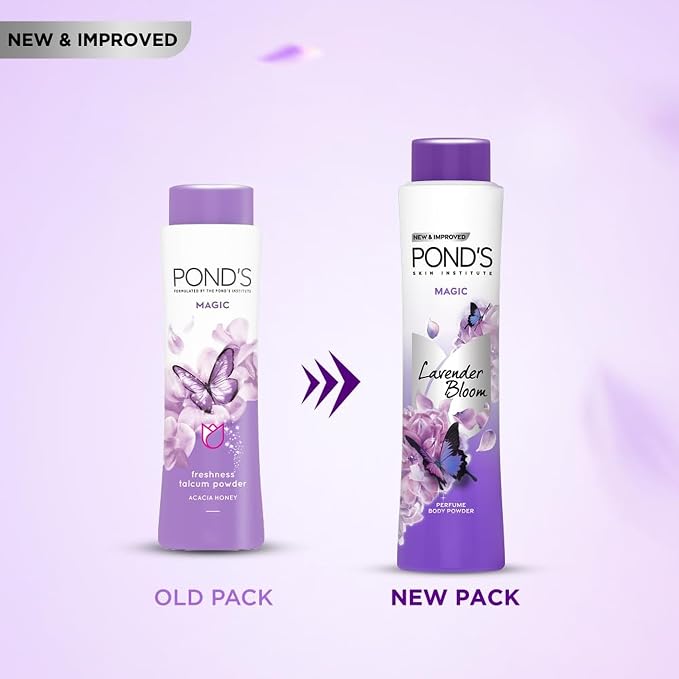 Ponds Magic Lavender Bloom Talcum Powder 80g