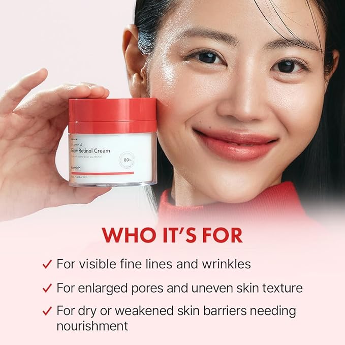 Hanskin Retinol Facial Cream, Repair Fine Lines & Wrinkle, Anti Aging Retinol Moisturizer for Face, For Smoothing Firming Revitalizing Radiant Glow Skin, Korean Skincare, 50ml/1.69 FL Oz