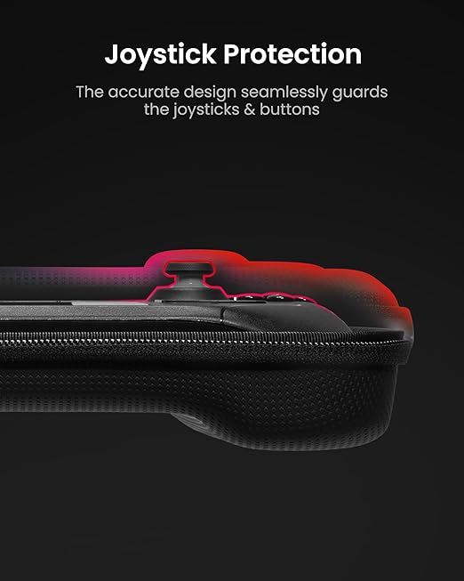 tomtoc Carrying Case Compatible with Steam Deck/OLED, Protective case, Hard Portable Travel Carrying bag for Steam Deck Console, Shockproof, Travel friendly, Black