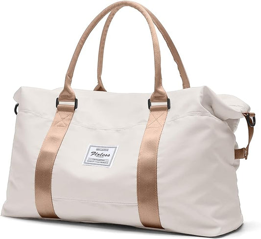 Travel Duffel Bag, Carry On Overnight Weekender Bags for Women | Travel Bag with Wet Pocket & Trolley Sleeve, For Spirit Airlines 18x14x8 Personal Item Bag