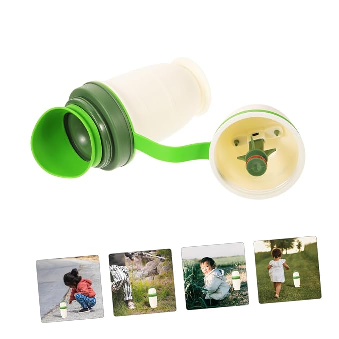 Yardwe Portable Urinal with Lid Lightweight and Portable Toilet for Boys and Reusable Travel Potty for Camping Car Beach and Outdoor Use