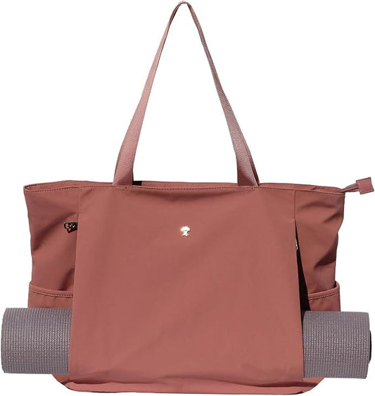 ESVAN Yoga Mat Bag Yoga Tote Carrier Shoulder Bag Carryall Tote for Office,Yoga,Pilates,Travel,Beach and Gym