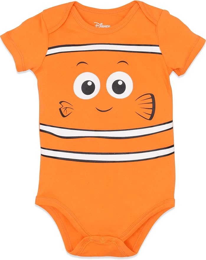 Disney Baby 5 Pack Bodysuits Newborn to Infant Sizes (Newborn - 24 Months)