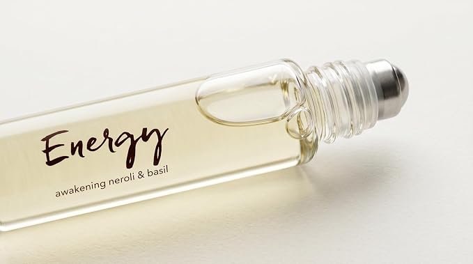 PRIVAI Neroli & Basil Essential Oil Roller Mini - Energy, 10 ML, Motivating Aromatherapy Blend for Mind and Body