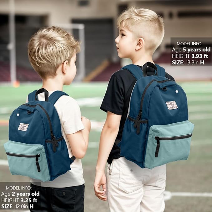 Toddler Backpack for Boys 2-5: Preschool Kindergarten 13" Daycare Backpacks Fit A4 Folder