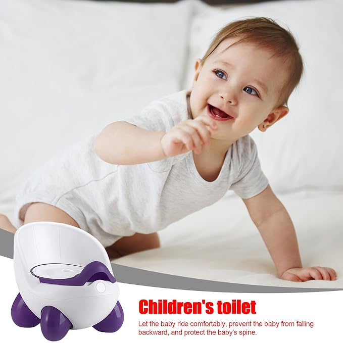 Toddler Potty, Kids Training Potty Urinal, Removable Toddler Toilet Potty Chair, Potty Training Toilet for Travel, Camping, Home (purple)