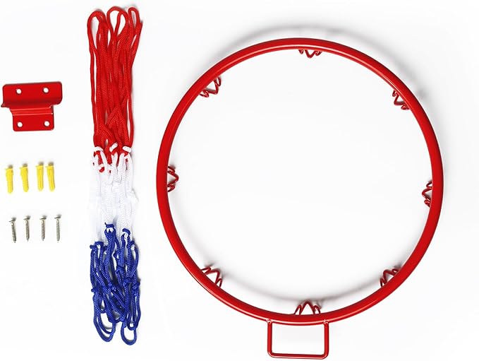 Kids Basketball Hoop, Dream Travel Basketball Rim Goal Wall Mounted Indoor Outdoor Hanging Basketball Hoop