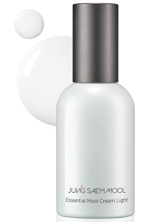 JUNG SAEM MOOL Essential Mool Cream | Hydrating Primer for a Long-Lasting Foundation Makeup, Glow Finish, Centella and Panthenol for Glass Skin, Korean Skincare (Light, 1.7 Fl Oz)