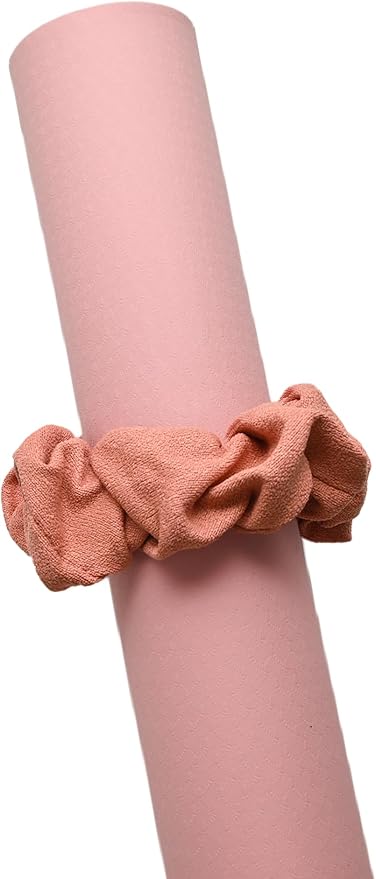 Yoga Mat Scrunchie - Yoga Mat Strap Band - Fits Most Size Mats (Not Suitable for Overly Thick Mats)