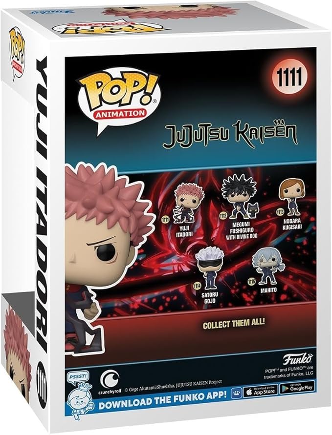 Funko Pop! Animation: Jujutsu Kaisen - Yuji Itadori - Collectable Vinyl Figure - Gift Idea - Official Merchandise - for Kids & Adults - Anime Fans - Model Figure for Collectors and Display