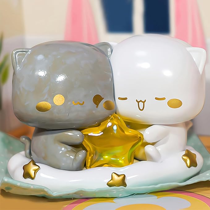 BEEMAI Mitao Cat Love is Like A Peach Series 1PC Blind Box Random Design Cute Figures Collectible Toys Birthday Gifts