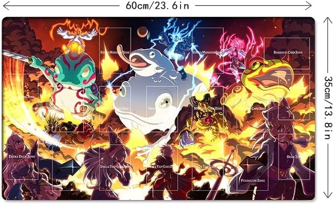 New Duel Playmat Splight TCG CCG Pad Trading Card Game Mat Mouse Pad + Free Bag (ZD039-982-A)