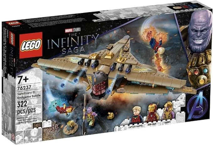 LEGO Marvel Sanctuary II Endgame Battle 76237 Thanos Spaceship Building Toy (322 Pieces) Gift 2021