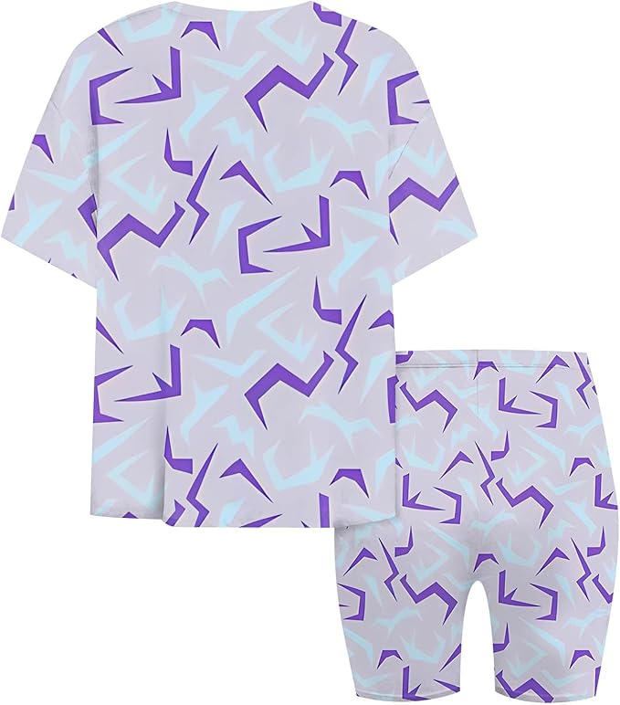 K-POP DEM0N Hunters Outfits for Girls, 2 Piece T-Shirts and Apparel Sets Birthday Gift