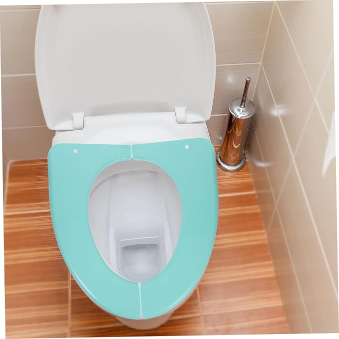 1pc Folding Potty Seat Cover for Potty Training Portable Toilet Training Seat Plastic Cushion for Home Travel Use