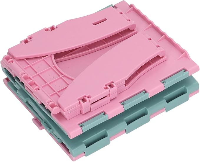 KIMISS Foldable Portable Toddler Potty - Travel & Camping Baby Toilet for Easy on Long Drives (Green Pink)