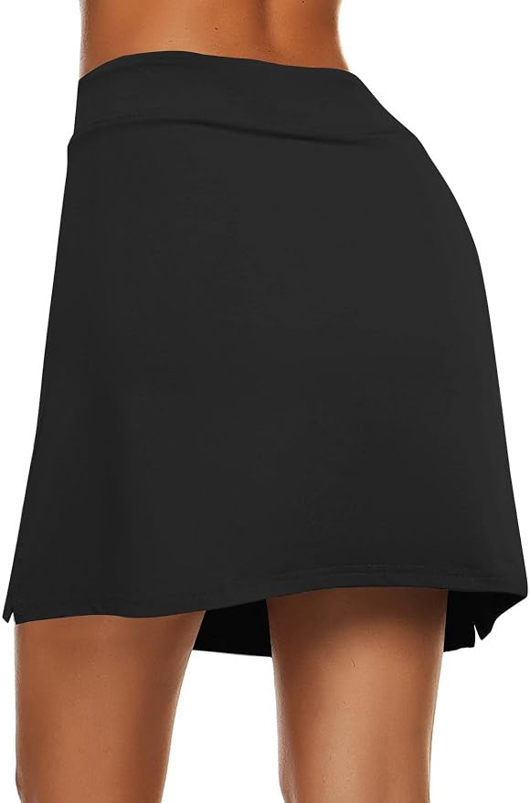 Ekouaer Women's Active Performance Skort Lightweight Skirt for Golf Tennis | Built-in Shorts, A Line, High Waisted, Tummy Control, Pickleball, Running, Workout, Sports, Skorts for Woman