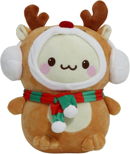 Christmas Deer Plush Toys, Stuffed Animal Plush Pillow, Christmas Plushies Toys for Birthday Party Home Decor