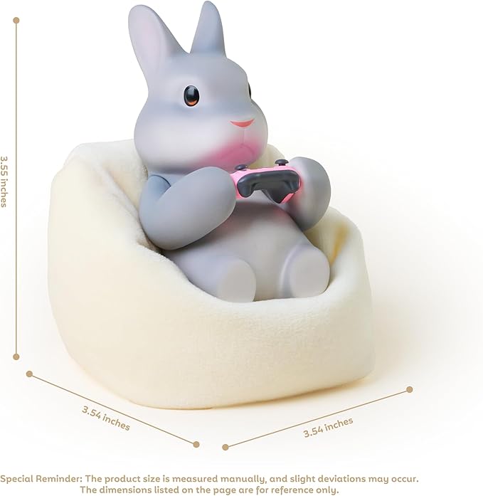 Party Animals Win Series Figures - Carrot Action Figure with Detachable Sofa - 3.35in PVC Collectible Figure for Display, Rabbit Figure Gift Ideas for The Holiday, 1PC