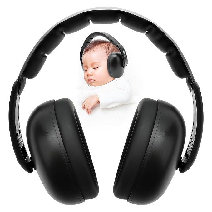 Floriogra Baby Headphones for Noise - [Upgraded Baby-Friendly Version] Ear Muffs Noise Protection Noise Cancelling Headphones - Ear Protection for 3 Months to 2 Years