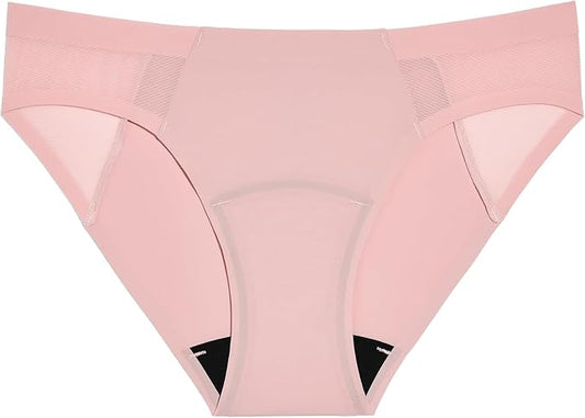 KNIX Women Leakproof Period Underwear Mesh Boyshort – Light Flow Protection, Absorbs 1–3 Regular Tampons