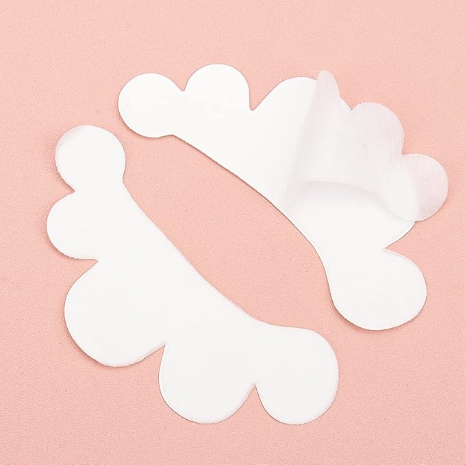 100 Pairs Cloud Shape Eye Under Gel Pads Eyelash Extensions Patches,Lash Extension Lint Free Under Hydrogel Eye Mask Pads Beauty Tools (Purple)
