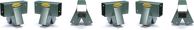 Eastern Jungle Gym Easy 1-2-3 90° A-Frame Swing Set Bracket Heavy Duty for Ez, Simple Install - DIY Swing Set Parts