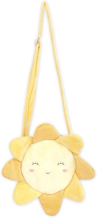 MON AMI Plush Crossbody Purse – Soft Shoulder Bag with Adjustable Strap & Zipper Closure for Girls & Toddlers
