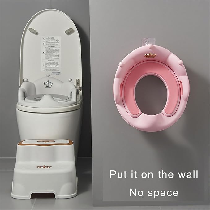 Children Potty Seats With Handles Splash Guard Detachable Soft Cushion Toilet Seats Baby Potty Training Toilet Seats