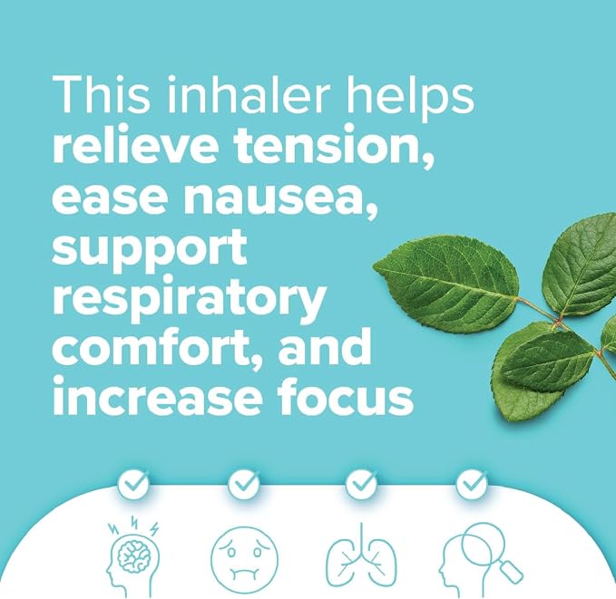 MOXE Frost - Energizing Aromatherapy Nasal Inhaler - Alleviate Headaches, Boost Focus & Energy - Cooling Sinus Blaster - Includes Peppermint, Eucalyptus, & Wintergreen Essential Oils - USA (3-Pack)