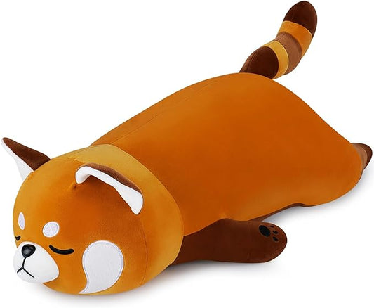 19'' Large Red Panda Plush Stuffed Animal- Cute Red Panda Plush Pillow Plushies, Big Plushie Toy, Cute Hugging Boby Pillow Stuffed Animal, Birthday Gifts for Kids Girls Boys